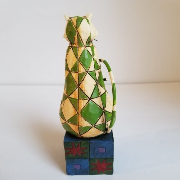 Jim Shore Heartwood Creek "Felicity" Cat Figure 114423T 2003 Retired Vintage - Picture 7 of 9